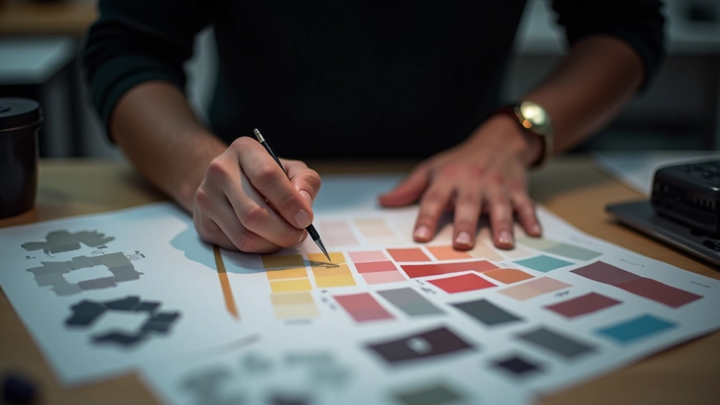 Paleta de cores para design de temas